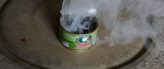 Использование серной шашки для погреба